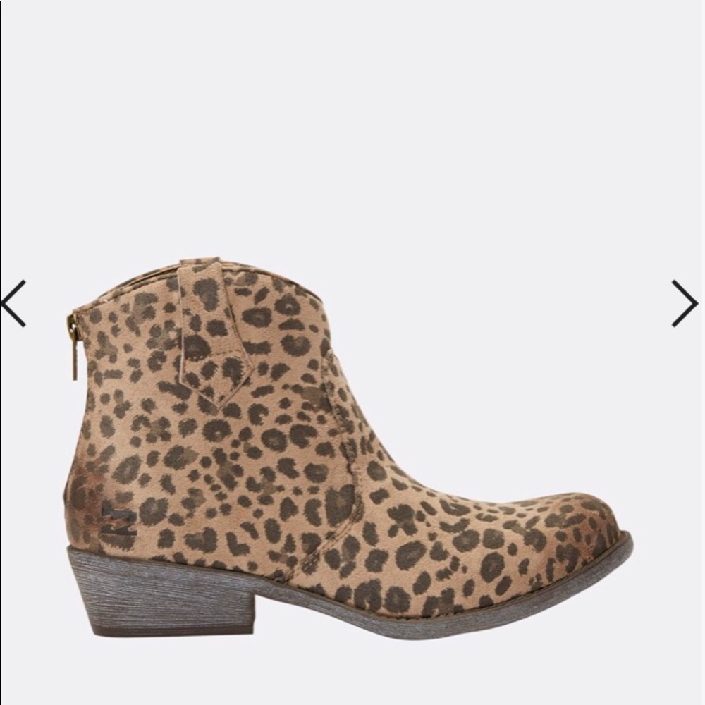 Billabong Animal Print Bootie Size 7H